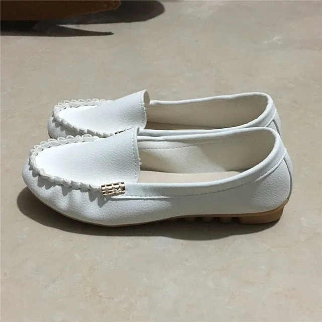 Slip-On Loafers in imitation suede