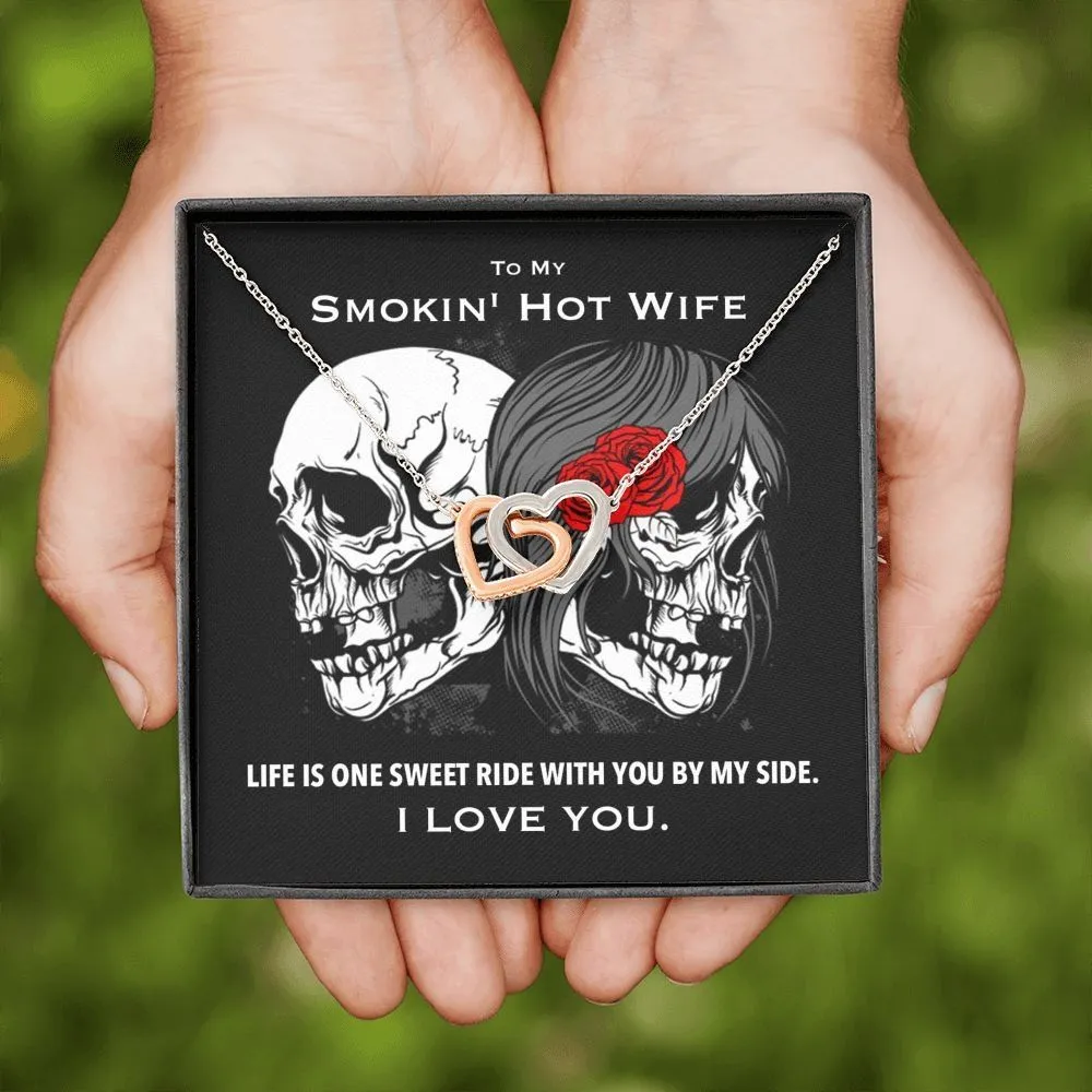 Smokin' Hot Biker Wife Sweet Ride Necklace