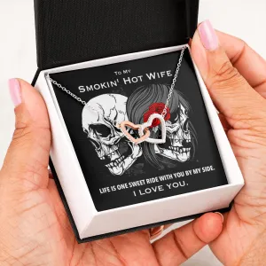Smokin' Hot Biker Wife Sweet Ride Necklace