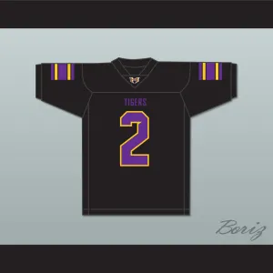 Snoop Conner 2 Hattiesburg High School Tigers Black Football Jersey 1