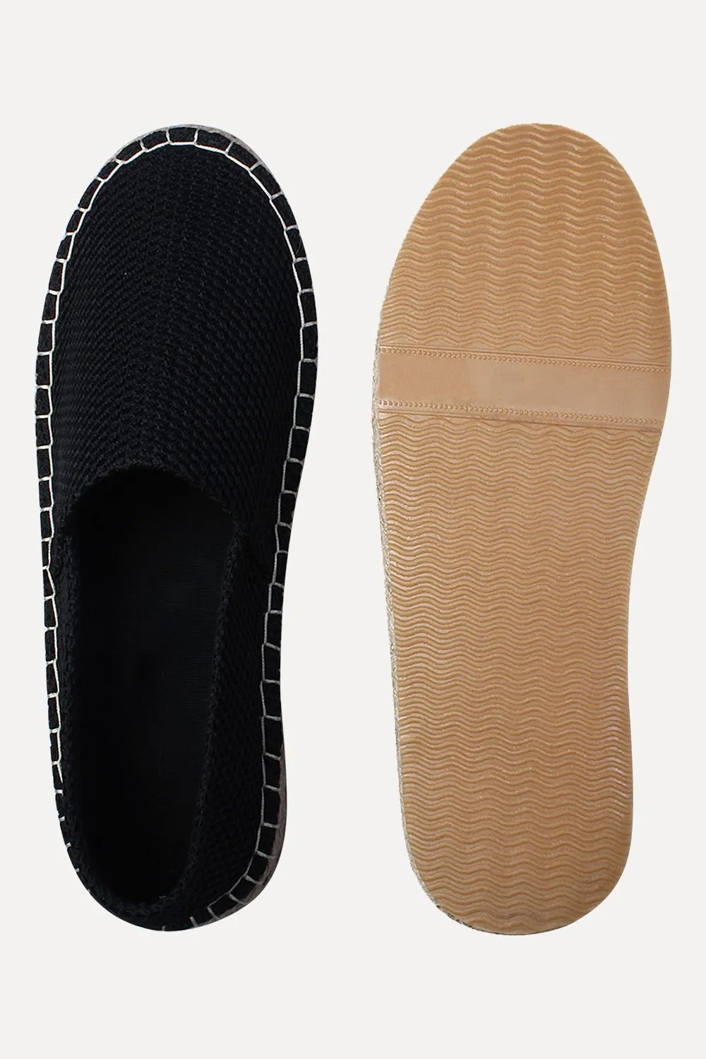 Solid Beach Mesh Espadrilles