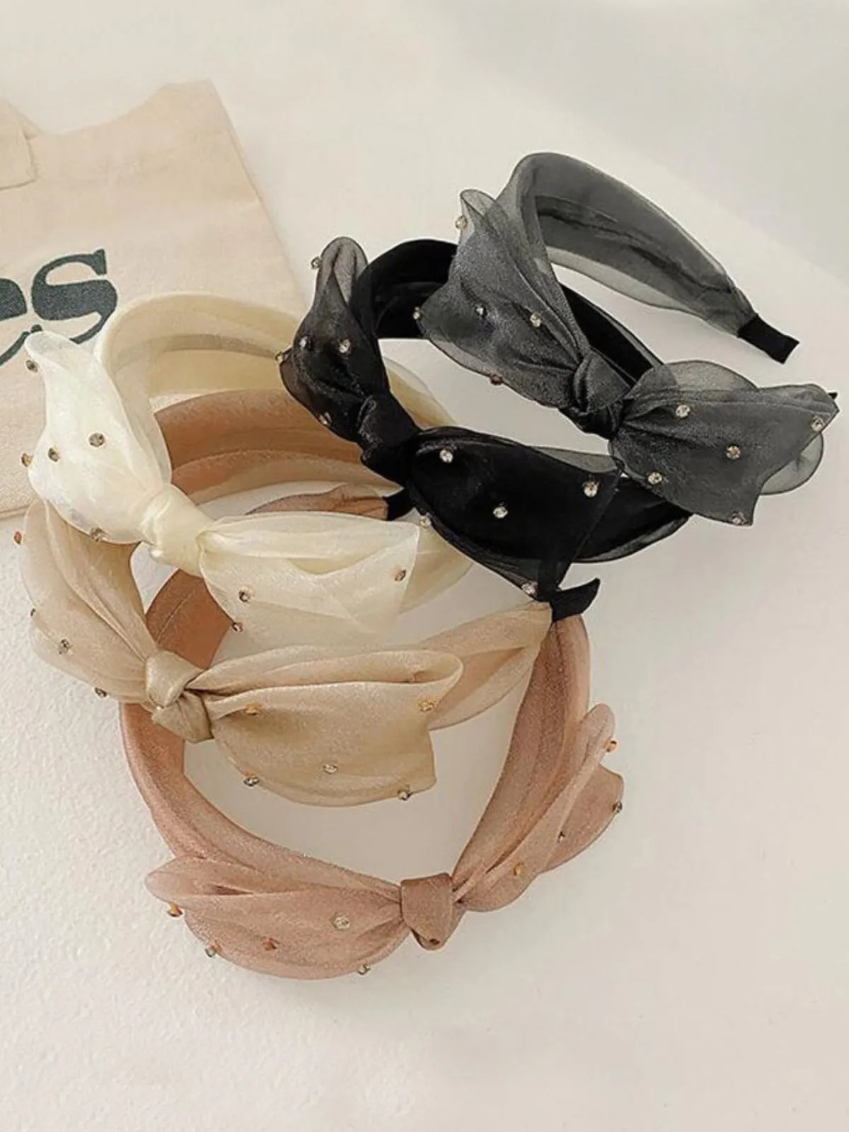 Sparkle and Shine Rhinestone Bow Headband