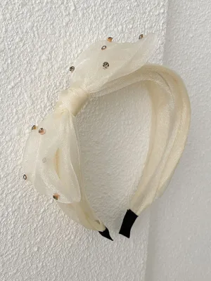Sparkle and Shine Rhinestone Bow Headband