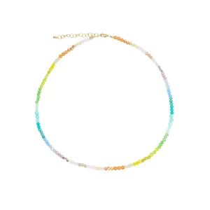 Spectrum Necklace (3MM   4MM Beads)