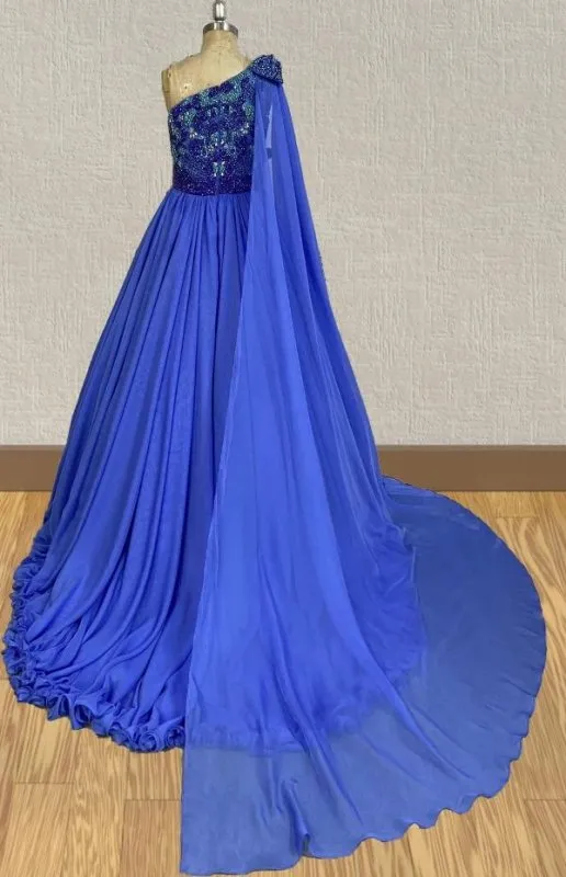 Stunning Heavey Beaded Bodice Flower Girl Evening Gown