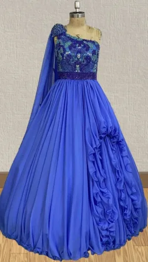 Stunning Heavey Beaded Bodice Flower Girl Evening Gown