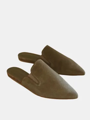 Suede Mule