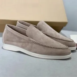 Suede Slip-On Loafers for Men