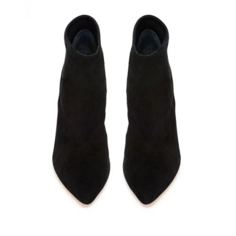 Suede Val Heeled Booties