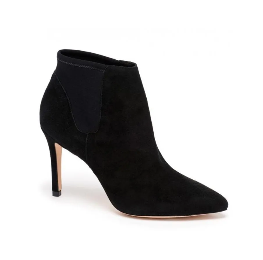 Suede Val Heeled Booties