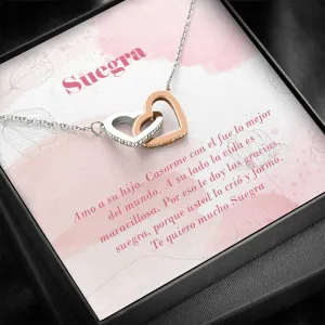 Suegra Silver and Gold Necklace