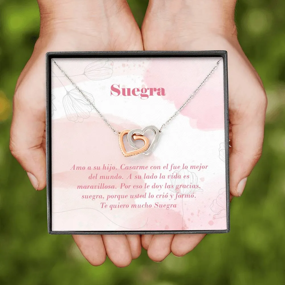 Suegra Silver and Gold Necklace