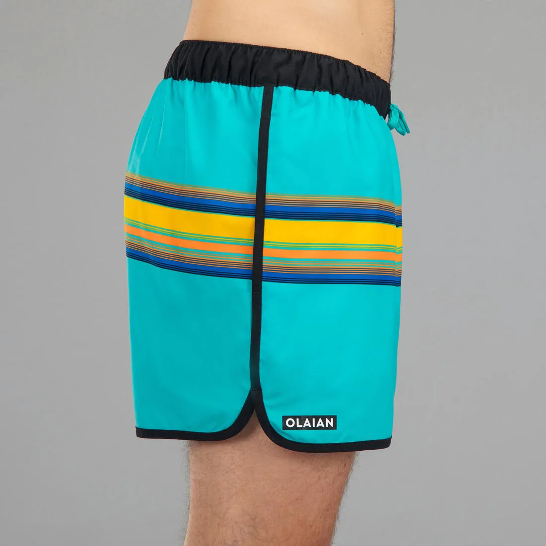 Surfing Short Boardshorts 100 - SUNSTRIPE