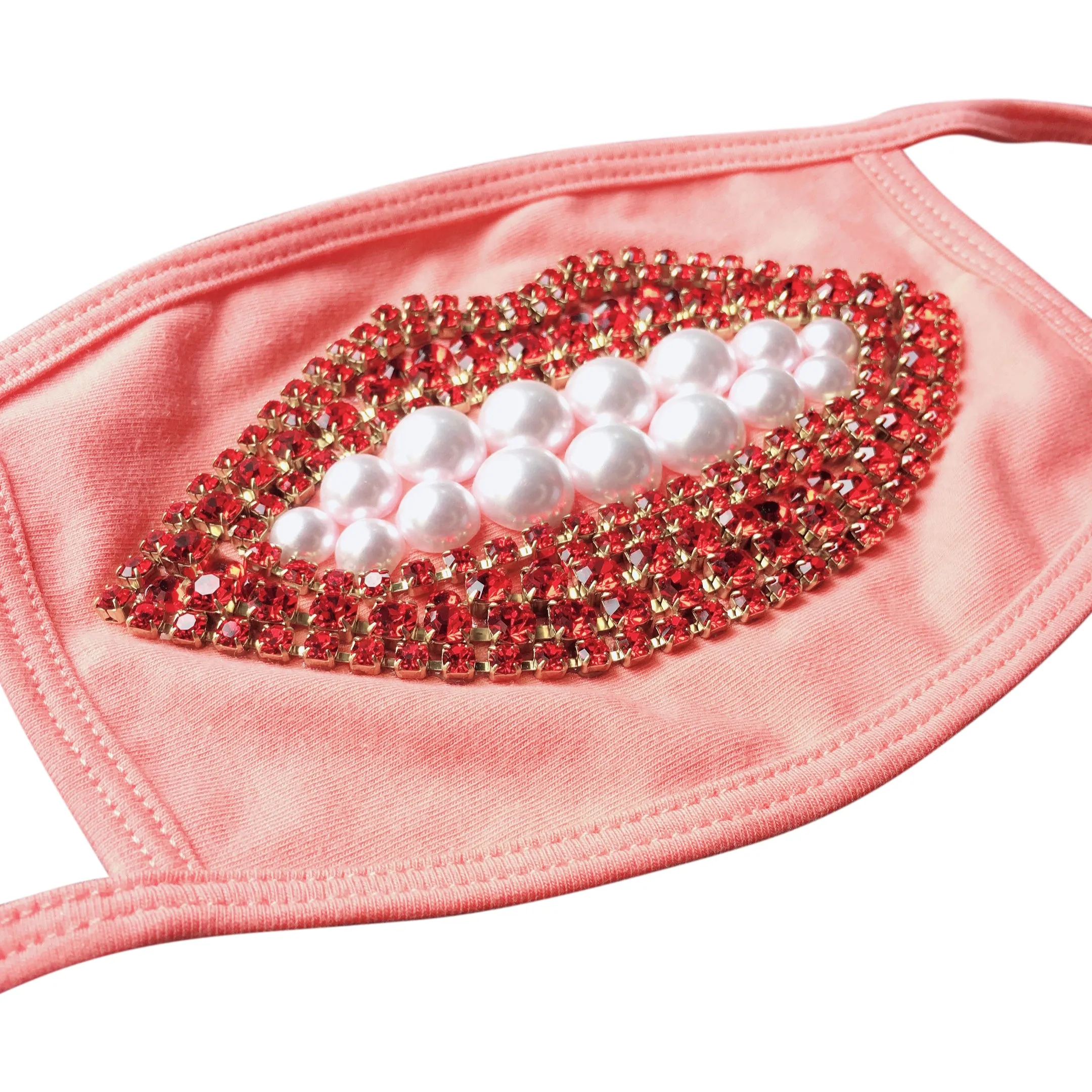 Surreal Crystal And Pearl Lip Mask - Peach