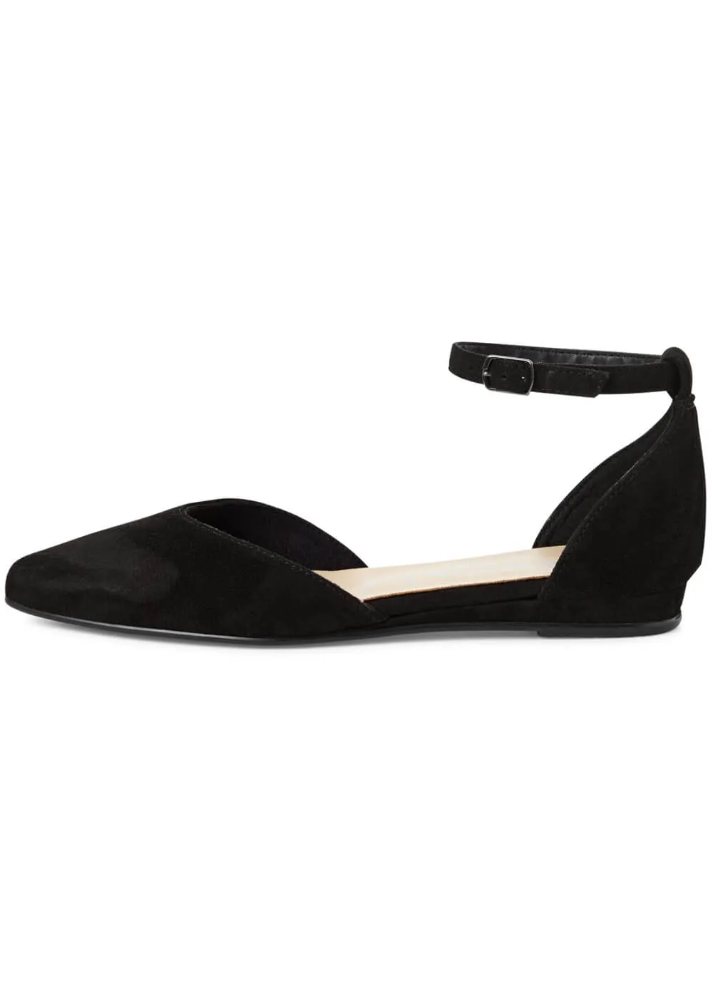 Tamaris Dorine Leather 40's Sandals Black
