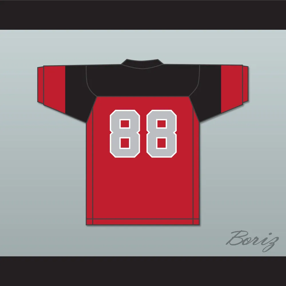 Terry Stankus 88 Blackfoot High School Red Football Jersey 1