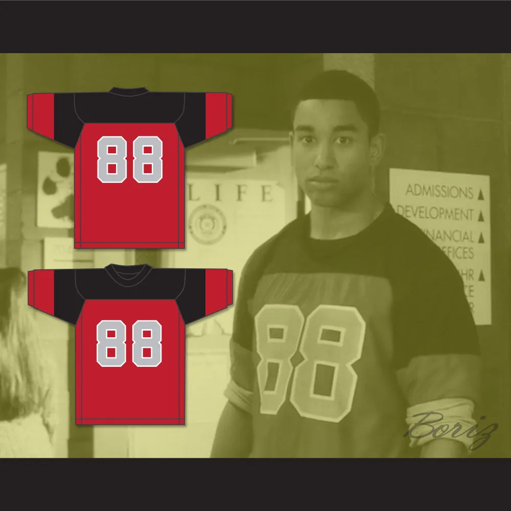 Terry Stankus 88 Blackfoot High School Red Football Jersey 1