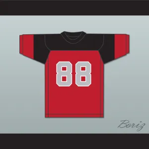 Terry Stankus 88 Blackfoot High School Red Football Jersey 1