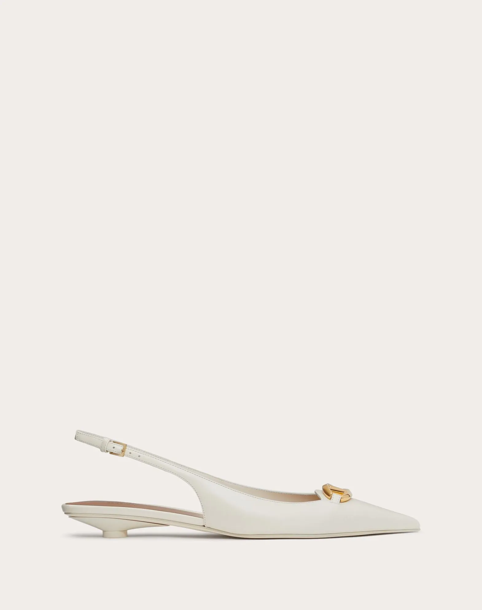 The Bold Edition Vlogo Calfskin Slingback Ballerinas 20mm