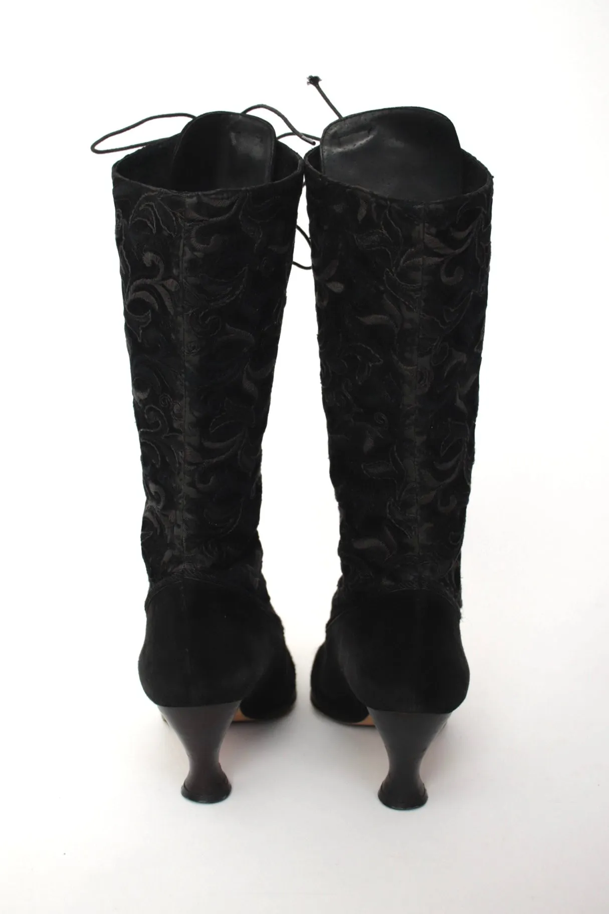Timothy Hitsman Suede Embroidered Boots