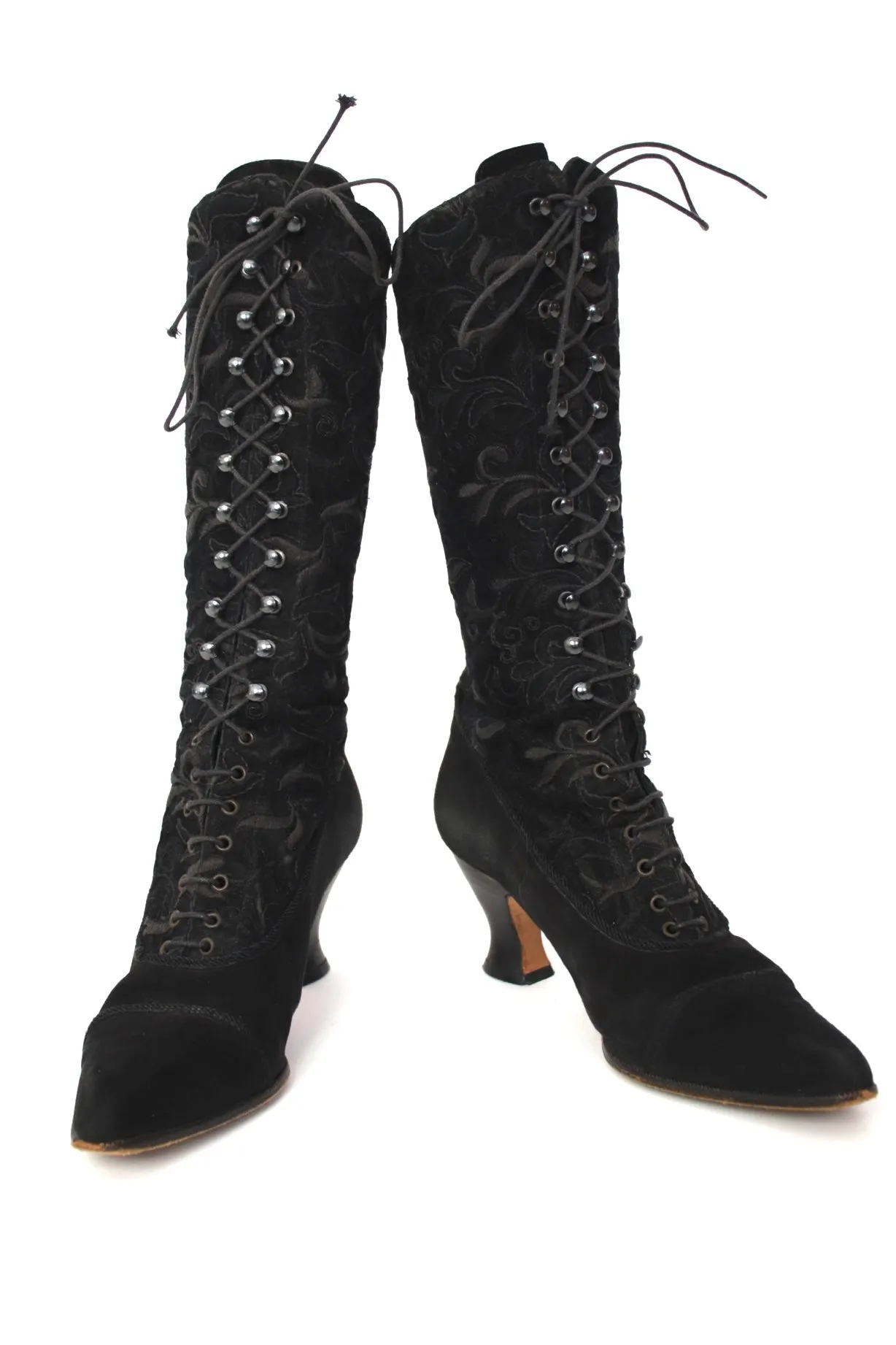 Timothy Hitsman Suede Embroidered Boots