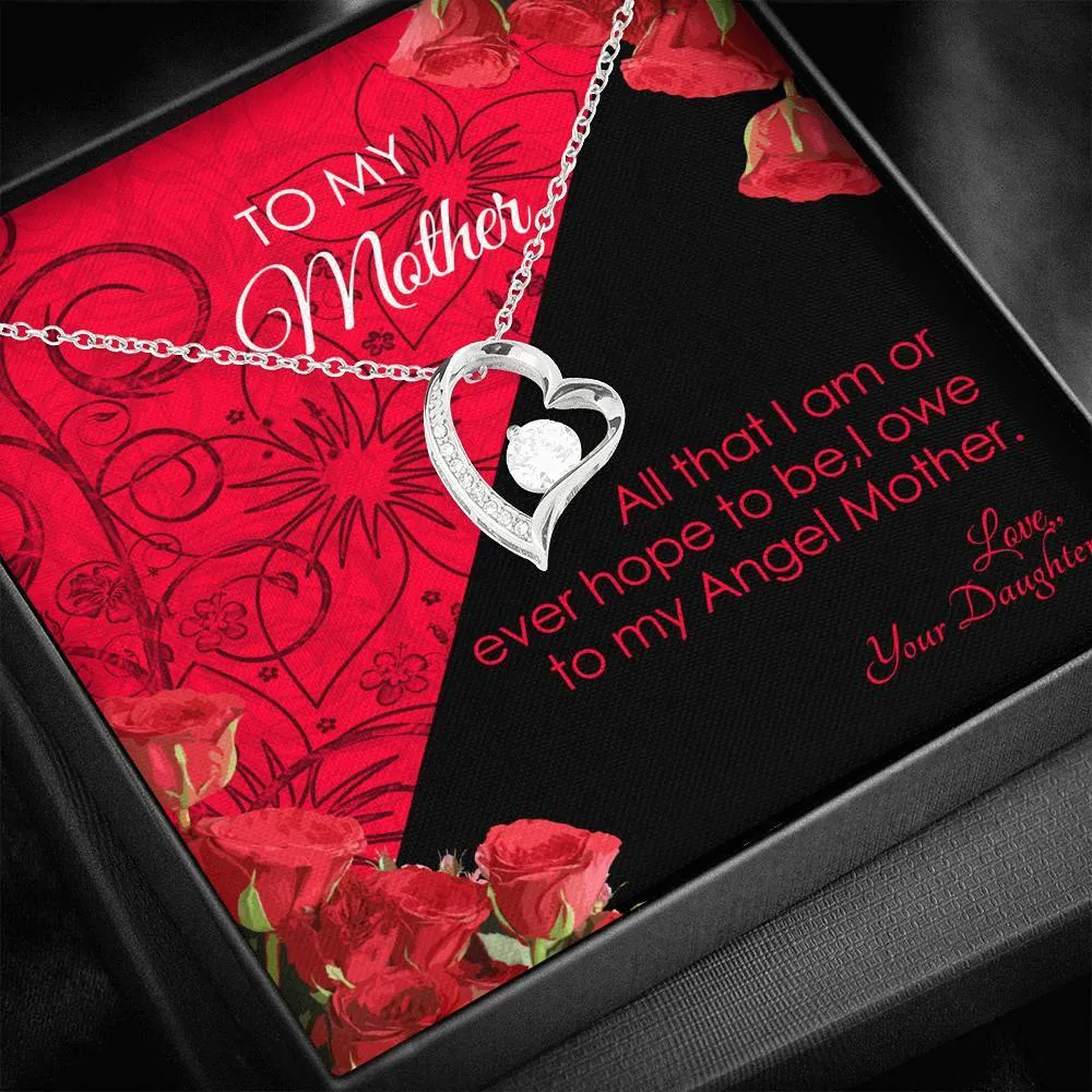 To My Mother Forever Love Necklace