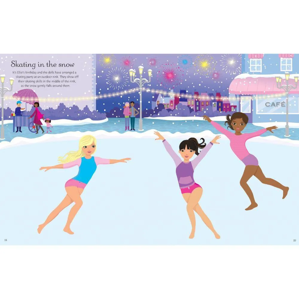 Usborne Ice Skaters Sticker Dolls