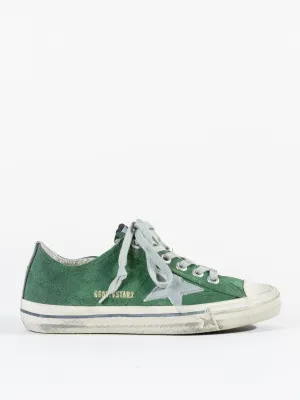 v-star sneaker - green silver star