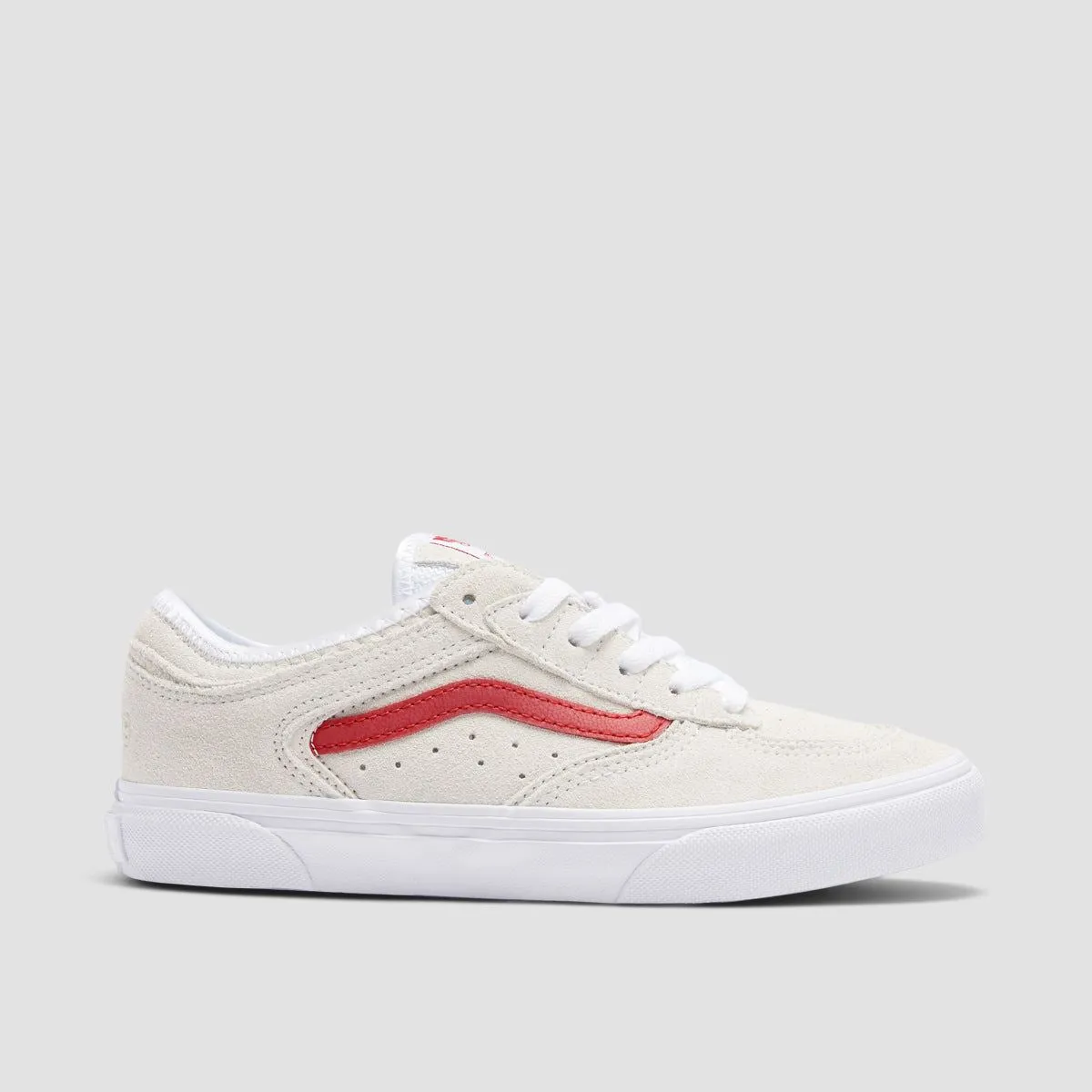 Vans Rowley Classic Shoes - White/Racing Red - Kids