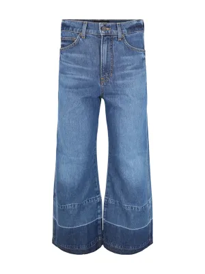 Veronica Beard Taylor High Rise Wide Leg in Bright Blue