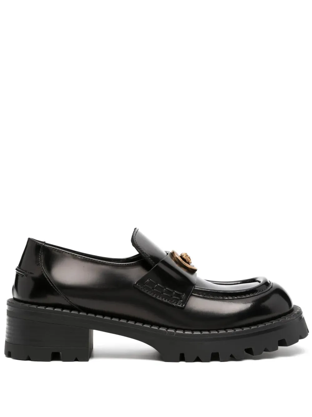 Versace Alia 50mm patent-leather loafers