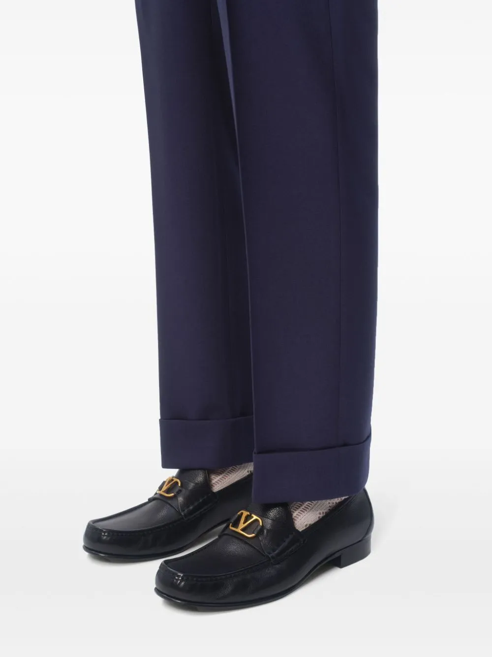 Vlogo signature leather loafers