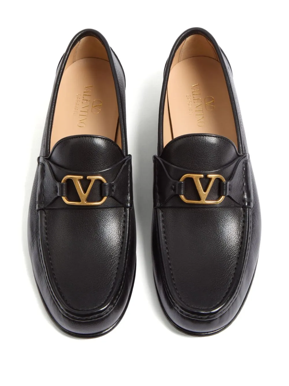 Vlogo signature leather loafers