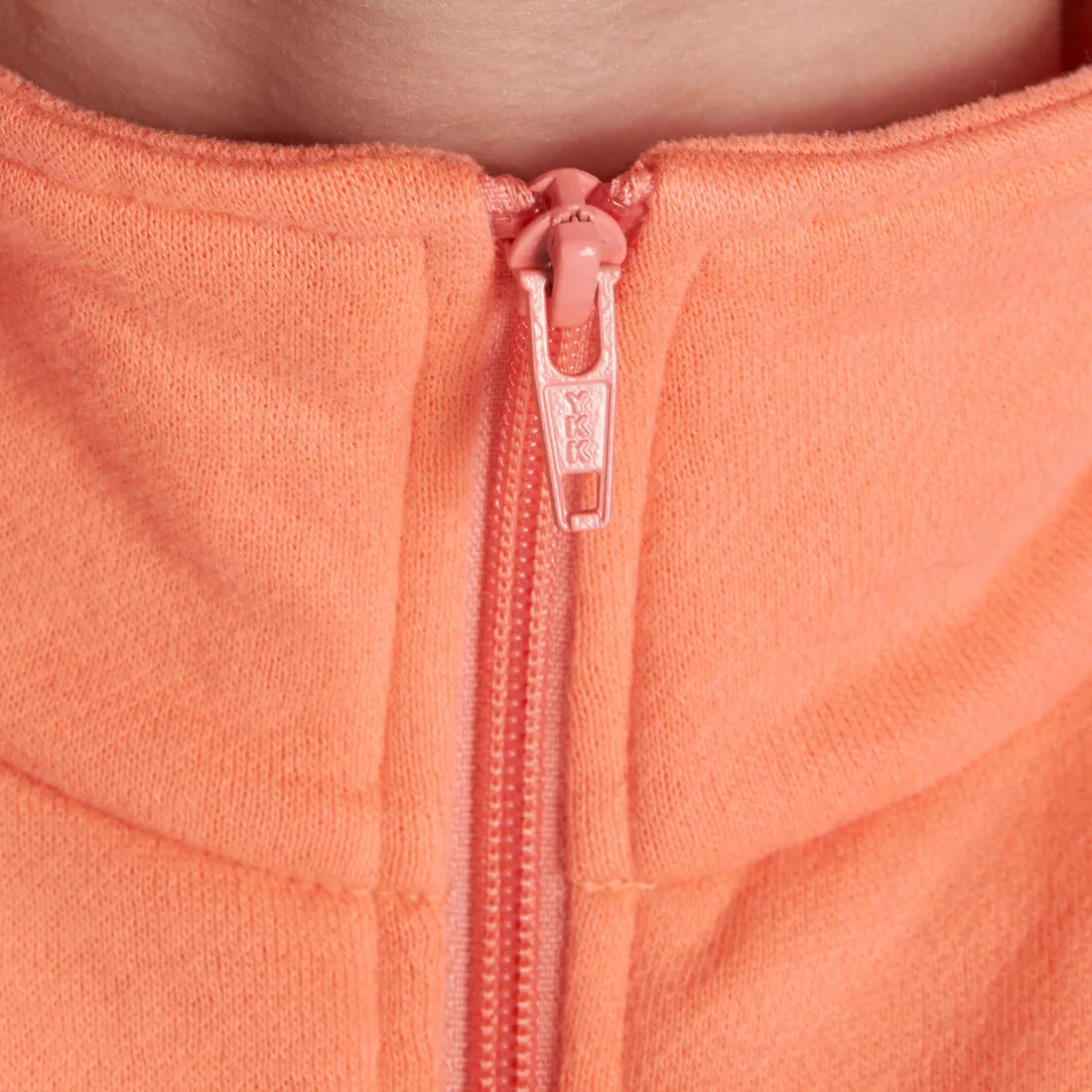 Warm'y Zip Girls' Zip-Up Fitness Tracksuit