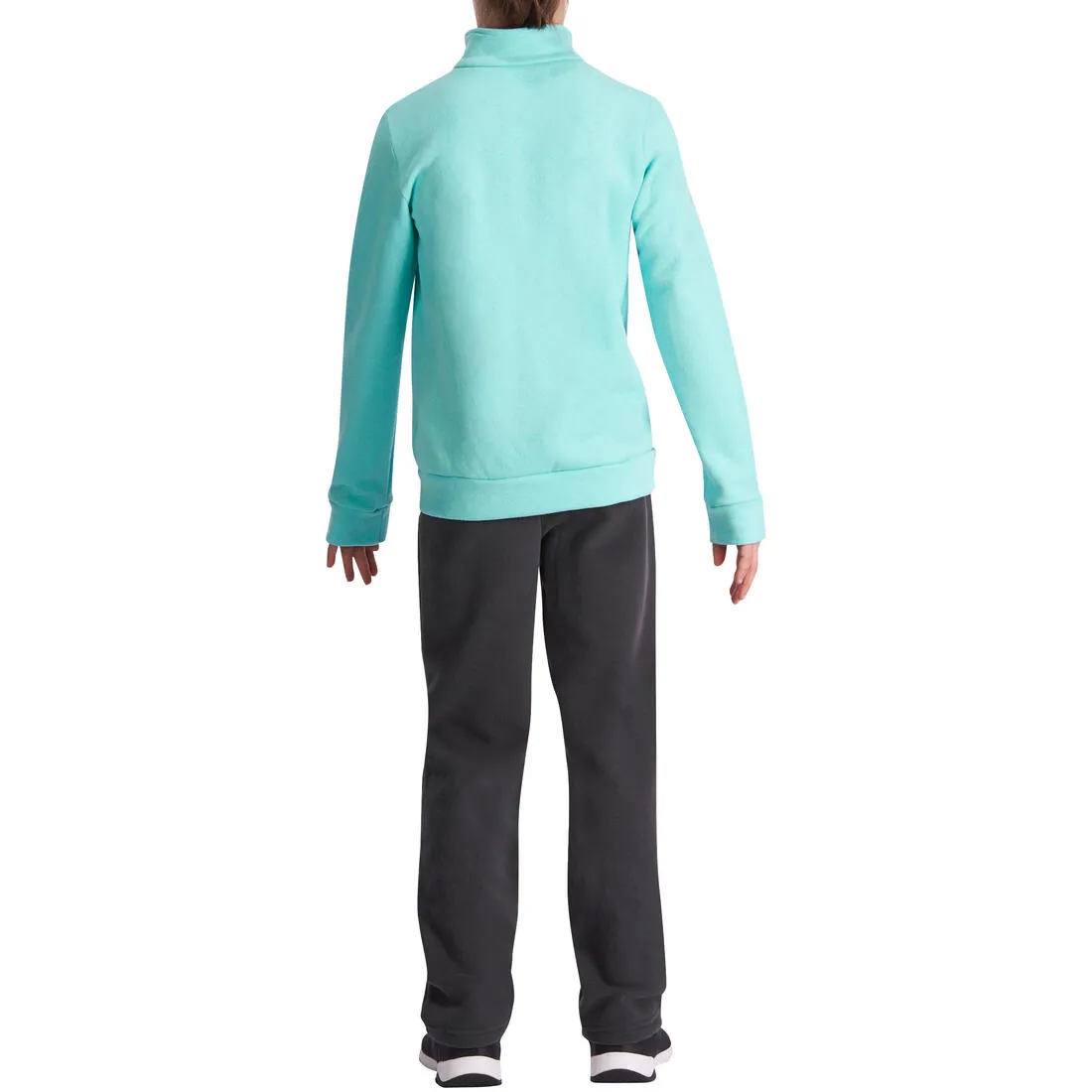 Warm'y Zip Girls' Zip-Up Fitness Tracksuit