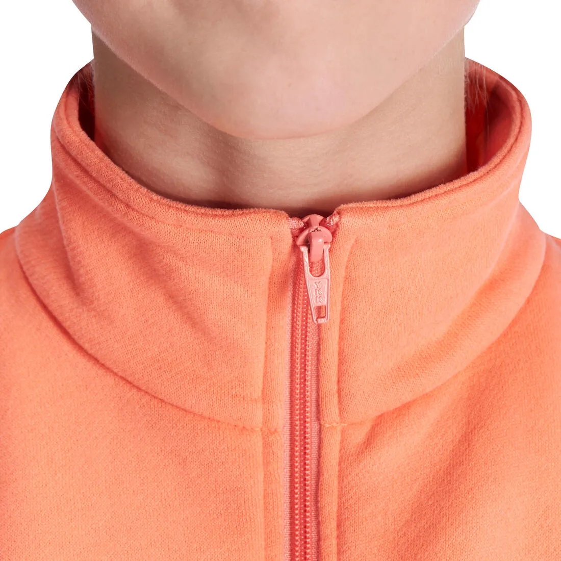 Warm'y Zip Girls' Zip-Up Fitness Tracksuit