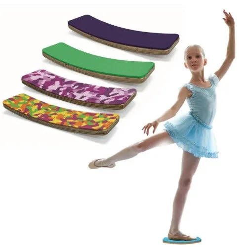 Wooden Turning Board for Dancers - Ballet, Ice Figure Skating, Gymnastics, Cheerleaders, Professional Training Turn Disc for Spin, Balance, Stability, Posture and Pirouette Technique