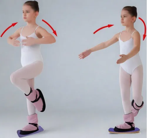 Wooden Turning Board for Dancers - Ballet, Ice Figure Skating, Gymnastics, Cheerleaders, Professional Training Turn Disc for Spin, Balance, Stability, Posture and Pirouette Technique