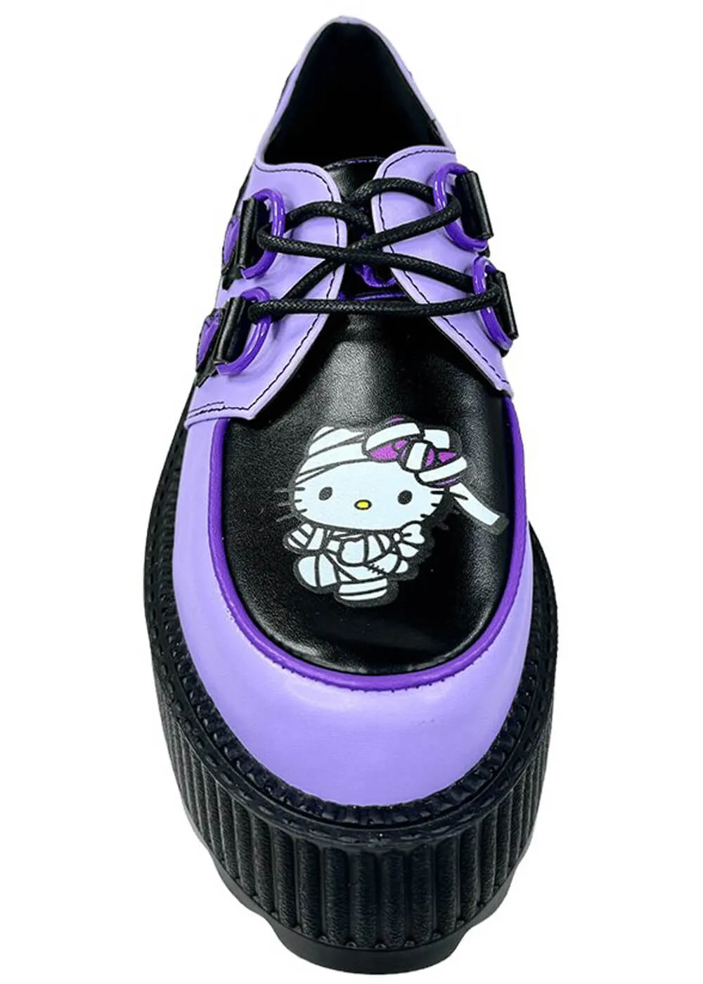 YRU Shoes x Hello Kitty Super Kreep Mummy Creepers Violet