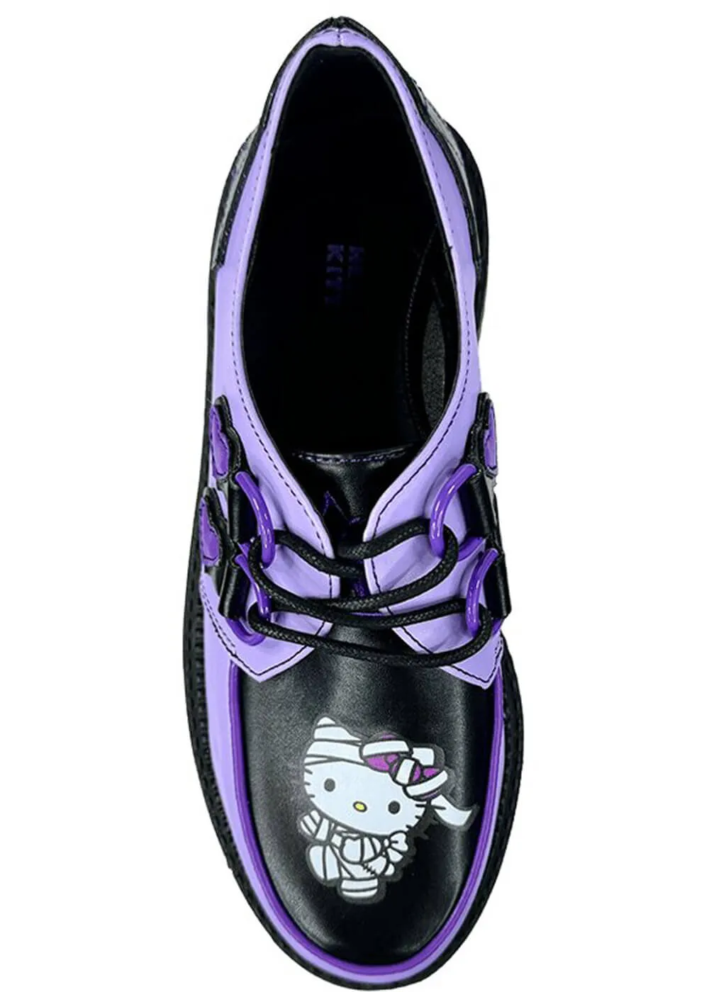 YRU Shoes x Hello Kitty Super Kreep Mummy Creepers Violet
