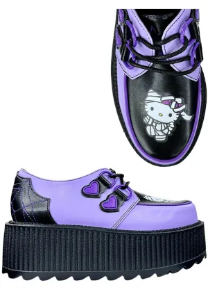 YRU Shoes x Hello Kitty Super Kreep Mummy Creepers Violet