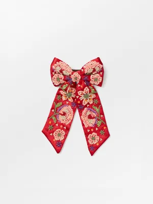 Yvette Beaded Bow Clip